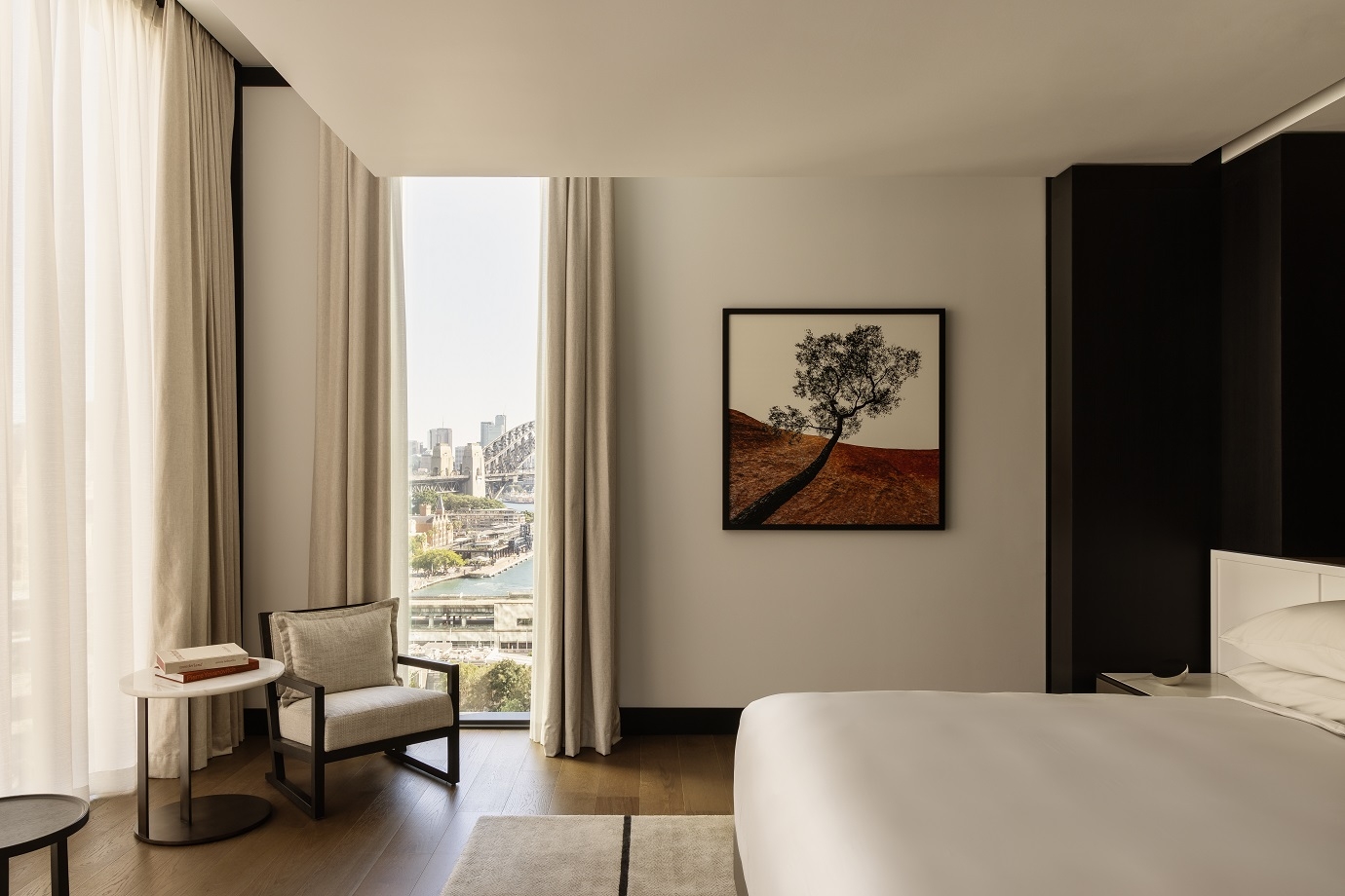 The Liberty Suite at Capella Sydney comes with Sydney Harbour views.