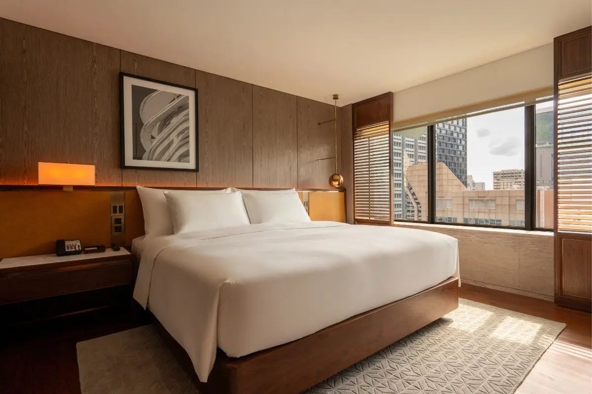 Inside Grand Wing Rooms at Grand Hyatt Jakarta.