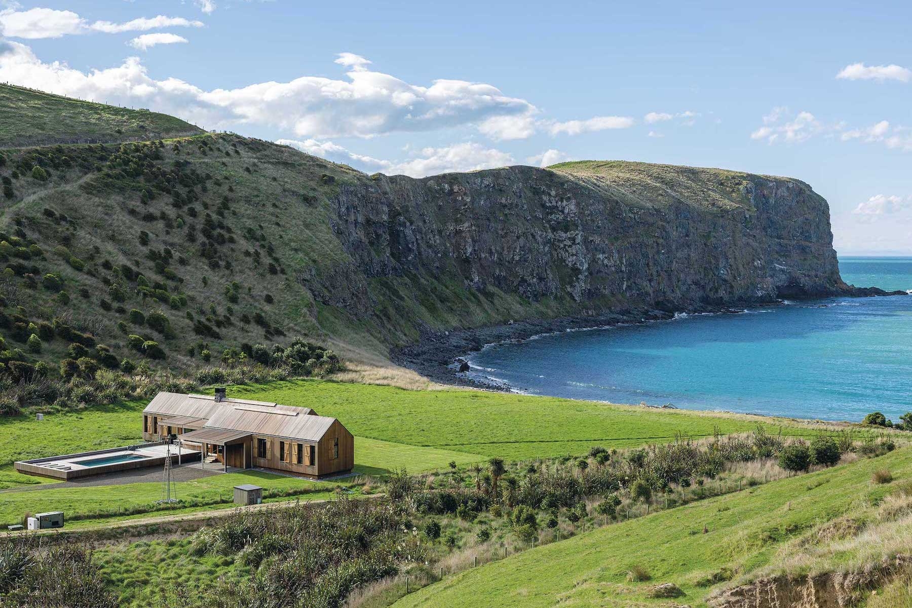 The four-bedroom scrubby Bay villa at Annandale on the Banks Peninsula.
