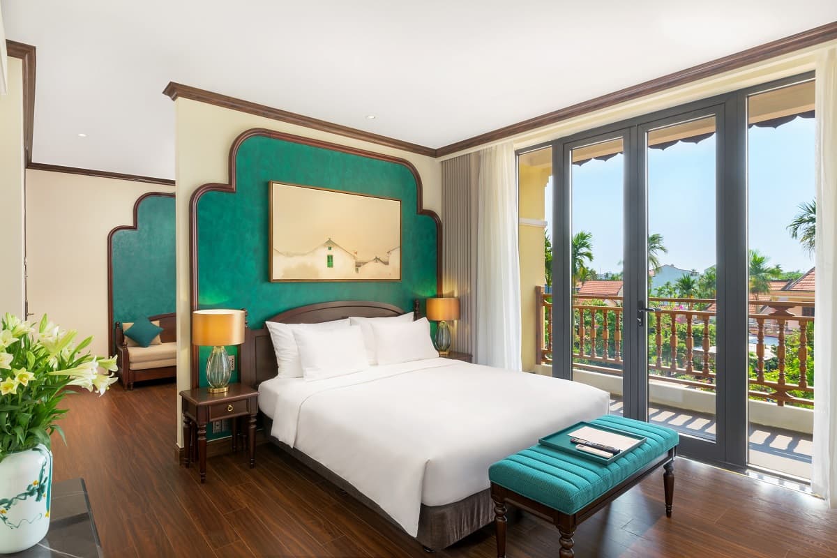 A Grand Deluxe room at Anmira Resort & Spa Hoi An by The Unlimited Collection in Vietnam.