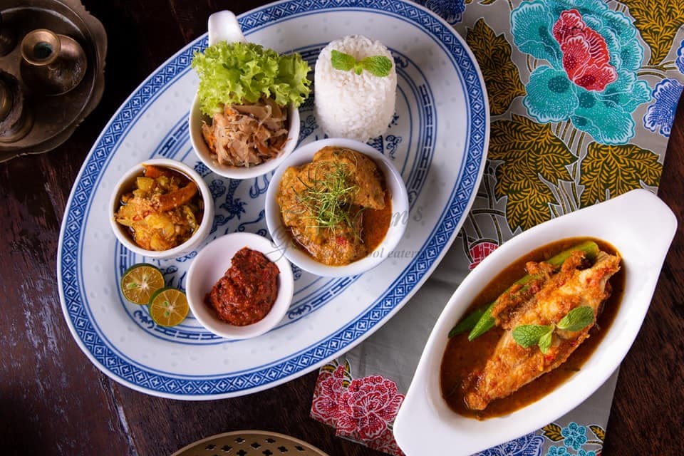 A selection of Peranakan dishes served at Auntie Gaik Lean’s.