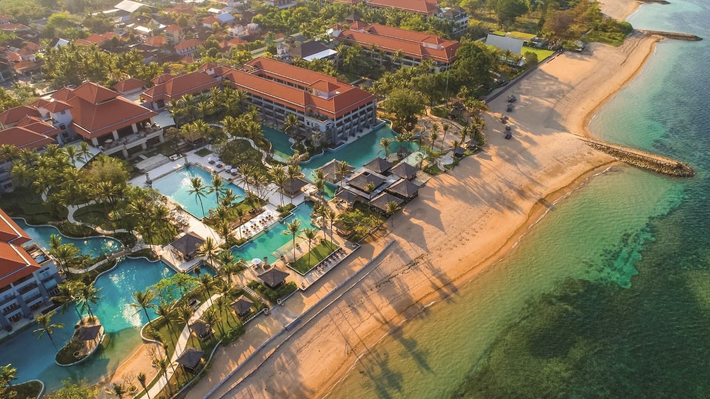 Conrad Bali - Resort Aerial