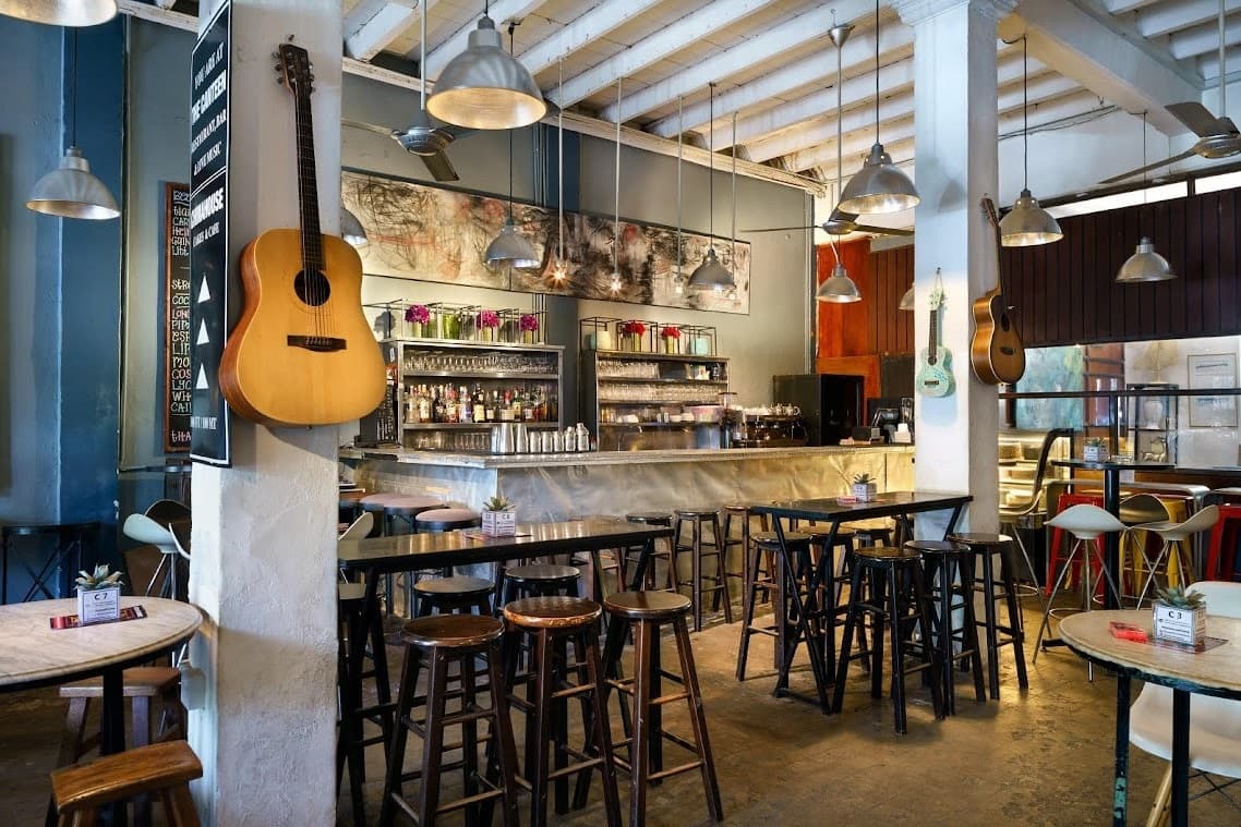 The Canteen bar as seen during the daytime.