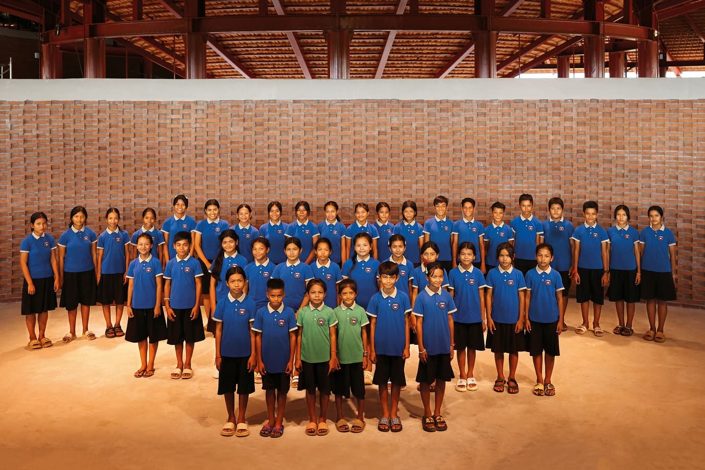 Rehearsal time for the Smiling Gecko Campus Singers.