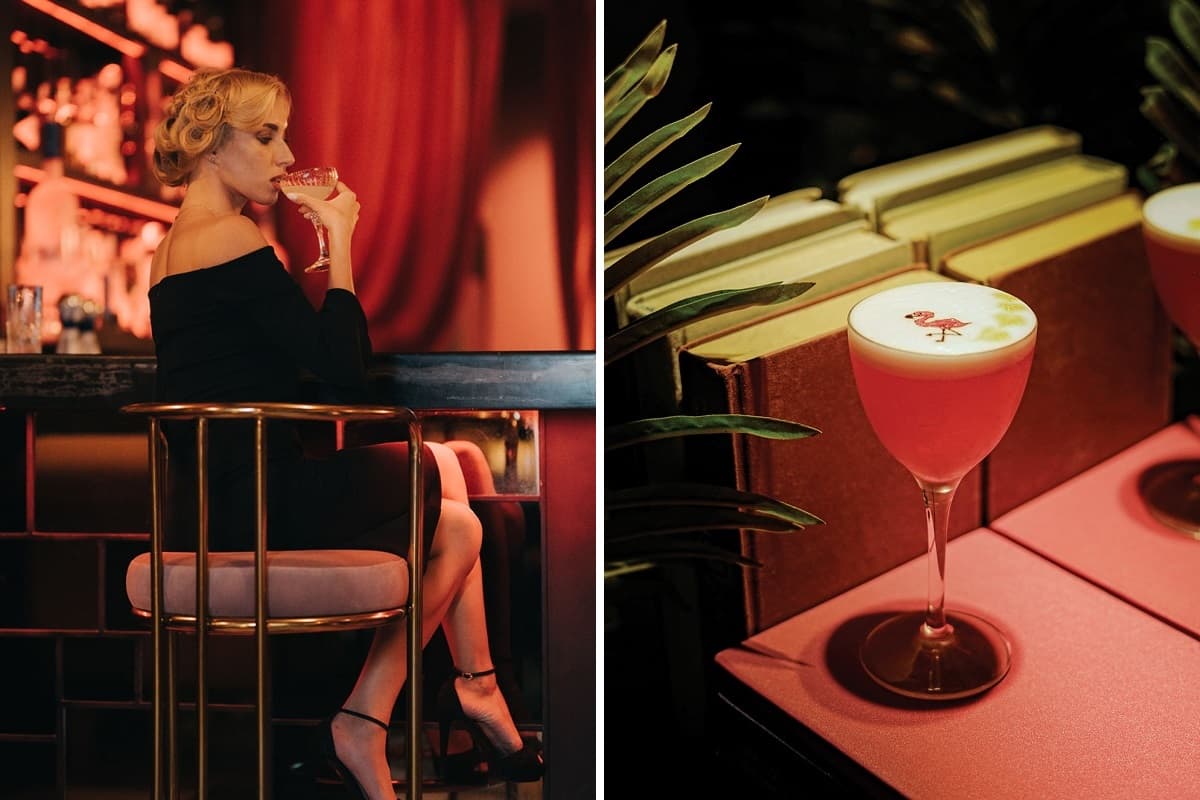 The Shady Flamingo is a speakeasy-style cocktail den in Seminyak.